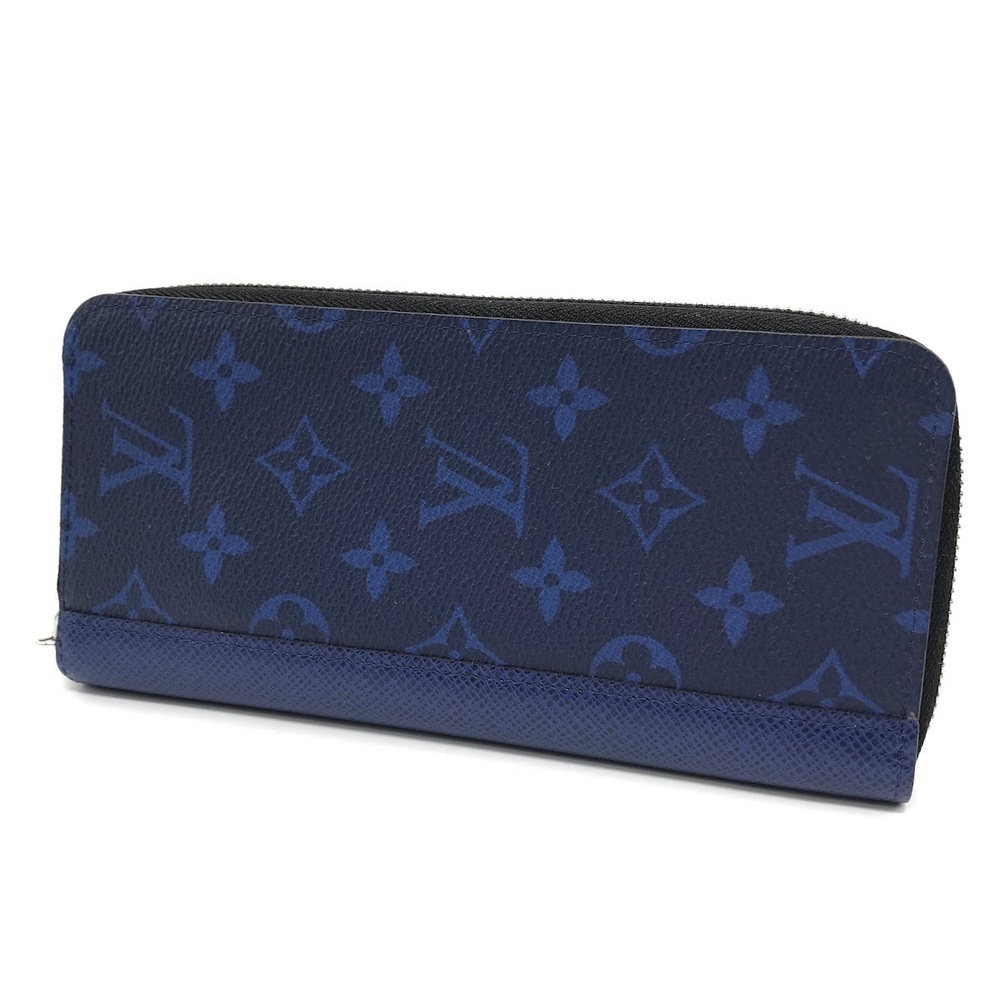 Louis Vuitton Zippy Wallet Vertical Long Leather Blue